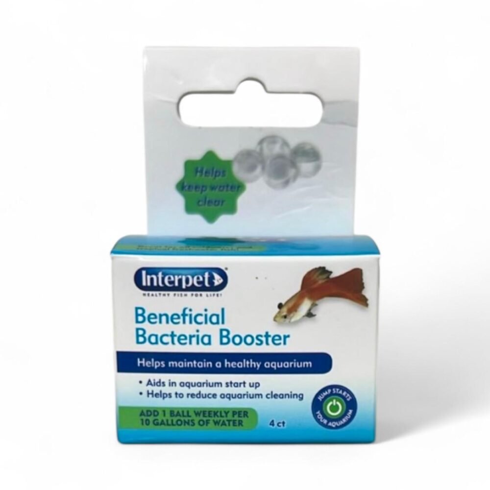 Interpet Beneficial Bacteria Booster – Aquarium Water Conditioner (4 Count)