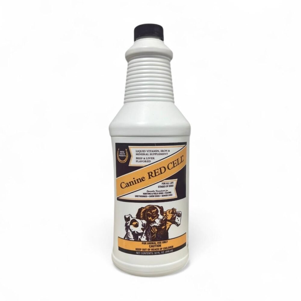 Canine Red Cell – Liquid Vitamin, Iron & Mineral Supplement for Dogs (32 fl oz)