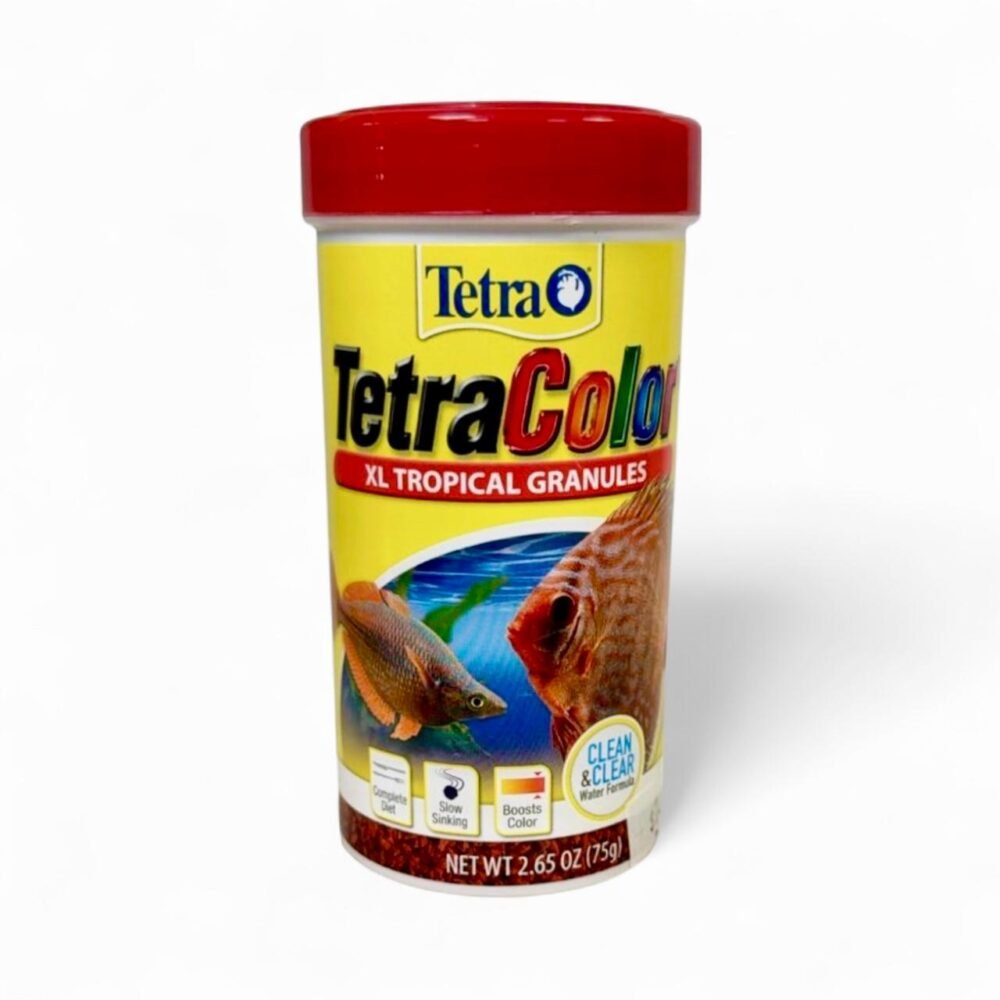 TetraColor XL Tropical Granules – Premium Color-Enhancing Fish Food (2.65 oz / 75 g)